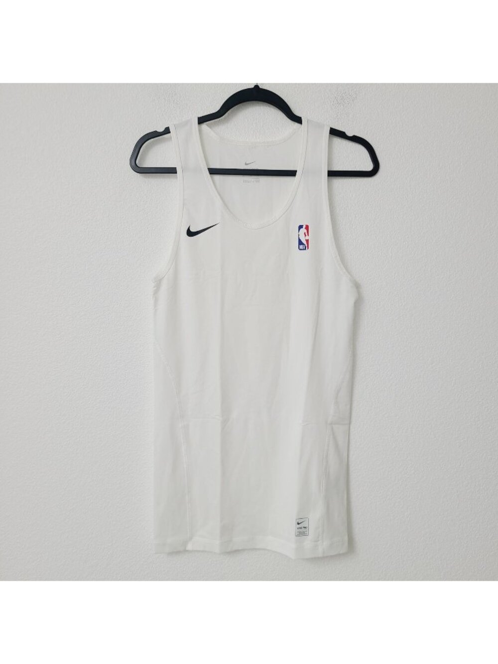NEW Nike Pro NBA Player Issue Breathe Tank Top AA0785-100 Size M-Tall White